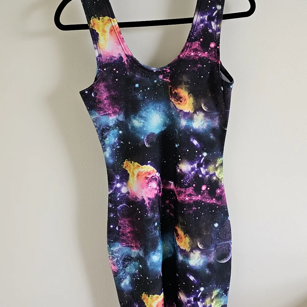 Galaxy Print Dress - Picture 5 of 13